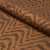 Schumacher SAMPLE - Schumacher Stepped Chevron Fabric In Sepia For Sale - Image 4 of 4