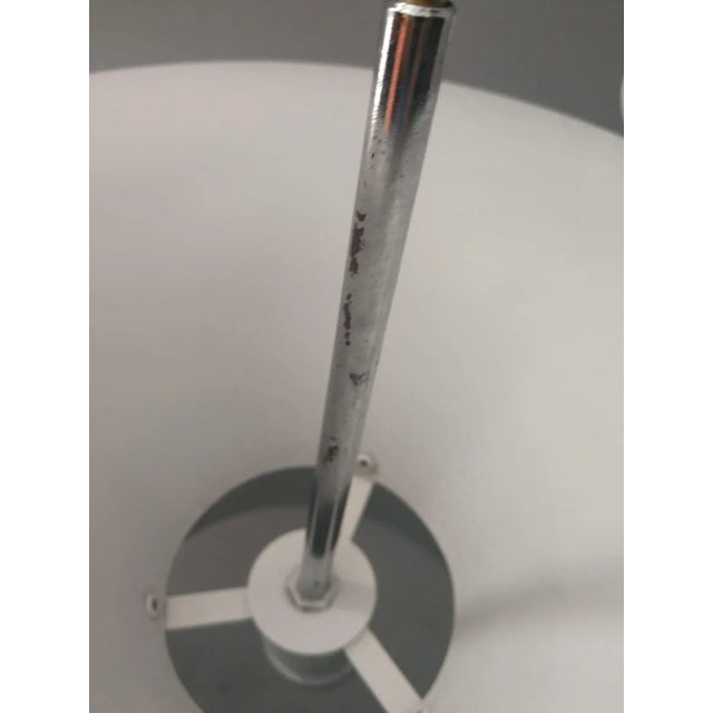 Silver Large Danish Chrome Lamp, 1970s For Sale - Image 8 of 10