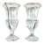 Pair of Biedermeier-Style Crystal Vases For Sale
