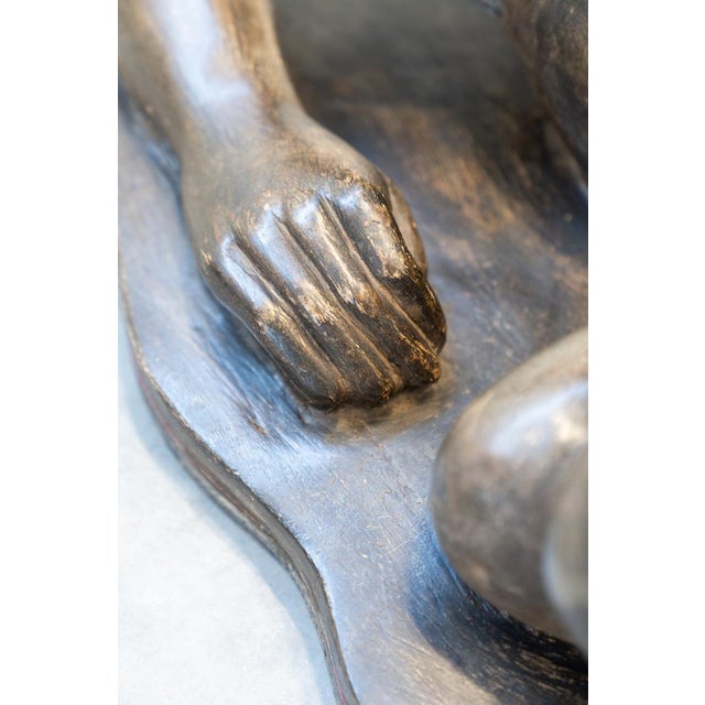 Figurative Sculpture in Plaster, 1970s For Sale - Image 12 of 18