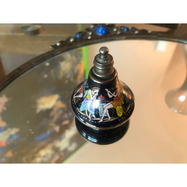 Lacque Perfume Bottle Depicting the Ancient Greek For Sale - Image 4 of 7