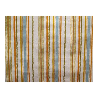 United DeSoto Vintage 1970s Striped Motif Wallcovering For Sale