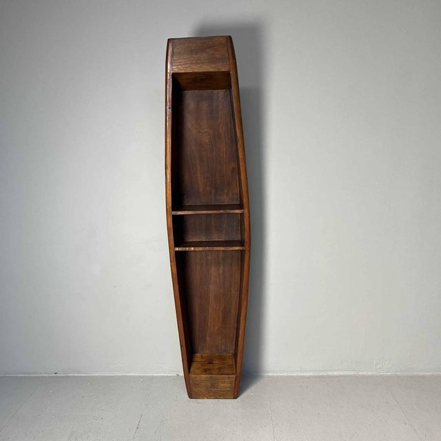 Japanese Wabi Sabi Wooden Model Ikebana Boat, 1940s For Sale - Image 14 of 18