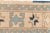 Blue and Cream Turkish Vintage Rug For Sale - Image 9 of 10