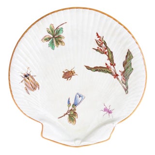Antique Wedgwood Creamware and Earthenware Pottery Shell Dish, 1700s For Sale