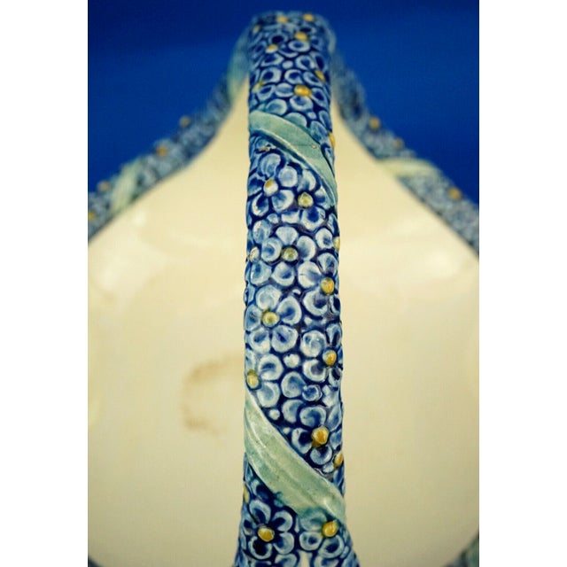 Art Deco Sculpture of Ceramic Basket by Wilhelm Peter August Sus for Karlsruhe, Germany, 1920s For Sale - Image 16 of 18