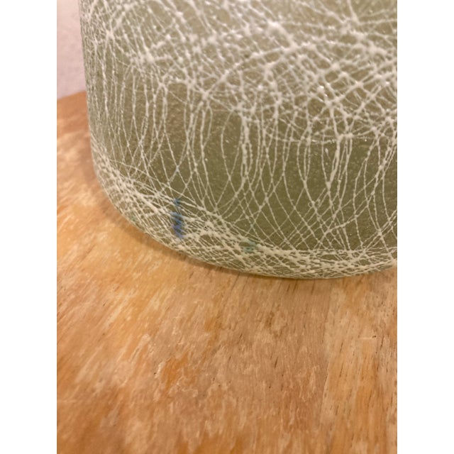 Mid-Century Modern 1960s Color Craft Green Spaghetti String Pitcher For Sale - Image 3 of 7