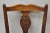 Wood Antique William & Mary Style Carved Walnut Rose Rush Seat Side Chairs - A Pair For Sale - Image 7 of 11