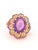Early 21st Century Bochic "Orient" Natural Amethyst & Peridot Cocktail Ring Set In 18K Gold&Silver For Sale - Image 5 of 18