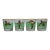 Set X 4 Cyril Gorainoff Hand Enamel Painted Game Bird Old Fashioned Glasses For Sale