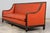 1930s French Art Deco Oak Canape in Faux Leather For Sale - Image 15 of 18
