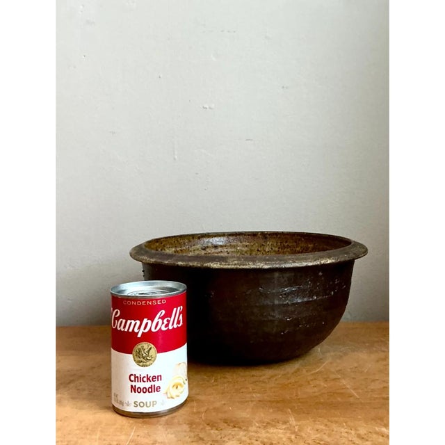 Handcrafted Vintage Studio Pottery Bowl For Sale - Image 9 of 12