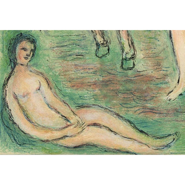 Marc Chagall, Ulysses before Nausicaa from Odyssey, 1989, Lithograph For Sale - Image 9 of 13