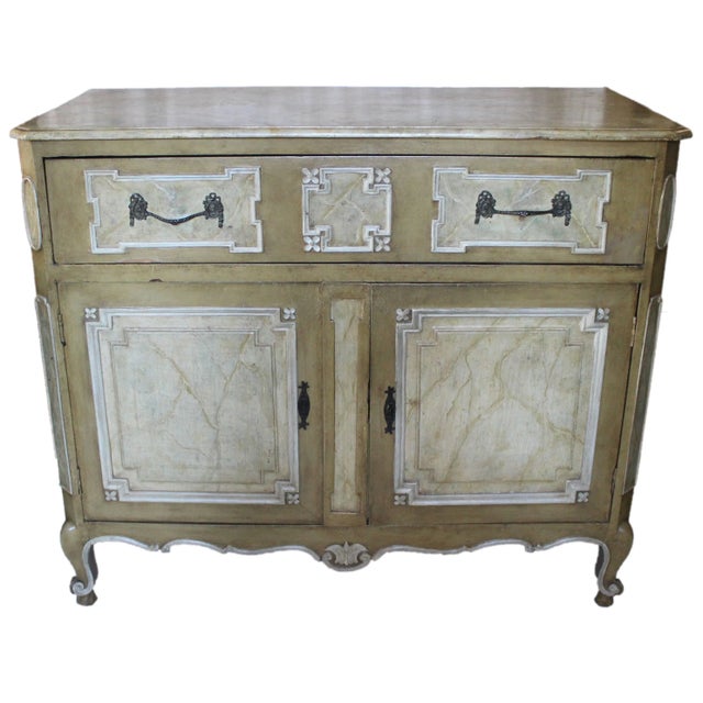 19th Century Painted Cabinet For Sale - Image 11 of 11