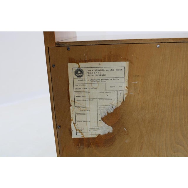 Vintage Tatra Cabinet in Walnut Finish, 1960 For Sale - Image 14 of 18