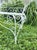 Mid 20th Century Vintage White Metal Salterini Style Peacock Settee For Sale - Image 5 of 12