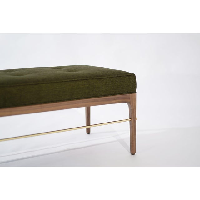 Linear Bench in Natural Walnut Series 48 by Stamford Modern For Sale - Image 9 of 18