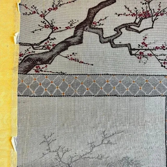 Mid-Century Chinese Scroll Tapestry on Silk, After T’ang Yin (1470-1523) - Original Box For Sale - Image 9 of 12