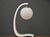Modeline 1970s White Mid Century Table Lamp by Jack Haywood for Modeline For Sale - Image 4 of 9