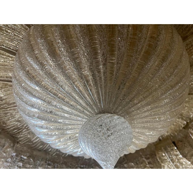 Monumental Murano Glass Flush Mount from Barovier & Toso, 1980s For Sale - Image 18 of 18