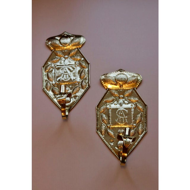 Mid-Century Swedish Brass Sconces, Set of 2 For Sale - Image 16 of 16