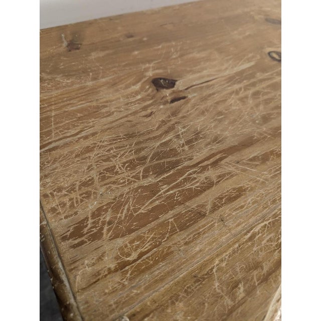 Directoire Style Chest of Drawers in Canted Pine For Sale - Image 6 of 7