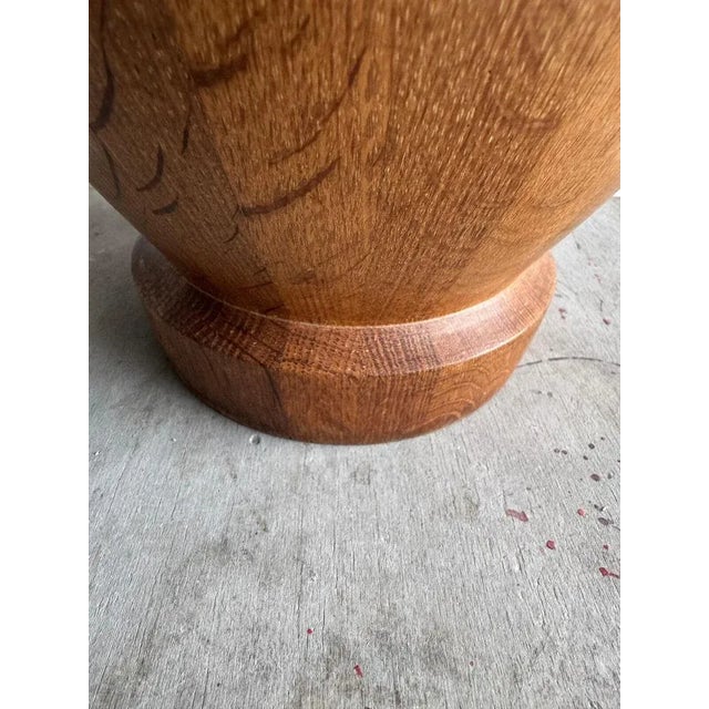 Sculptural Wooden Vase For Sale - Image 10 of 15