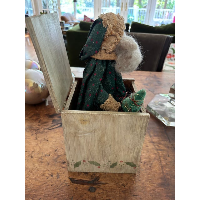 1980s Father Christmas Jack in the Box by Herb & Gloria Surman For Sale - Image 5 of 11