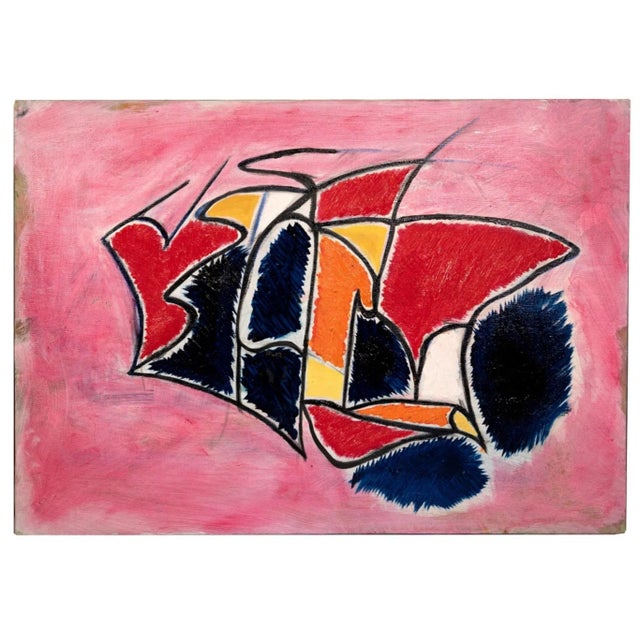 Giorgio Lo Fermo - Pink - Oil Paint - 2015 For Sale - Image 4 of 4