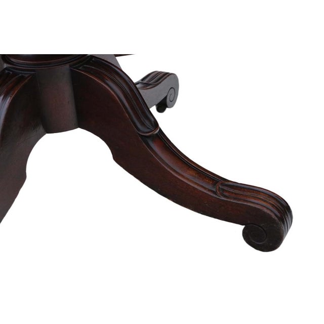 Large Antique Cuban Mahogany Dining Table by James Mein, 1800s For Sale - Image 11 of 14