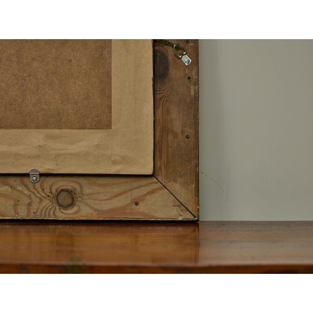 J. Langlois Oil on Board Dog Painting of a Terrier Chasing a Mouse in Gilt Frame For Sale - Image 4 of 12