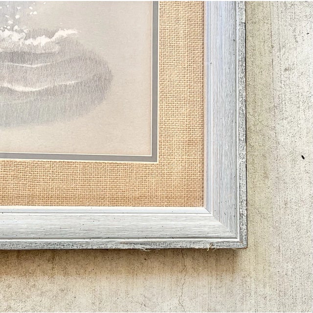 1970s Wayne Baize “Limpia Creek Crossing" Framed Print For Sale - Image 4 of 6