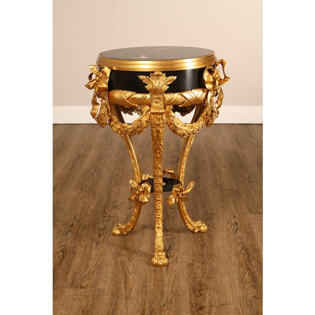Fine Quality Bronze And Marble Louis XVI Style Gueridon Table For Sale - Image 18 of 18