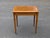 Mid 20th Century Vintage Leather Top Side Table For Sale - Image 5 of 8