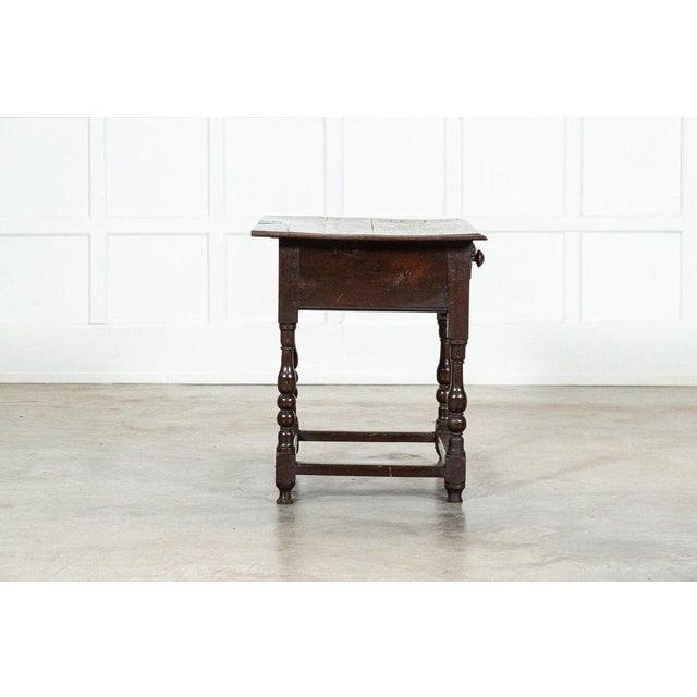 Early 19th Century Early 19th Century English Vernacular Oak Hall Table, 1800s For Sale - Image 5 of 15