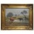 Signed Rhede Oil on Canvas of a Country Landscape For Sale