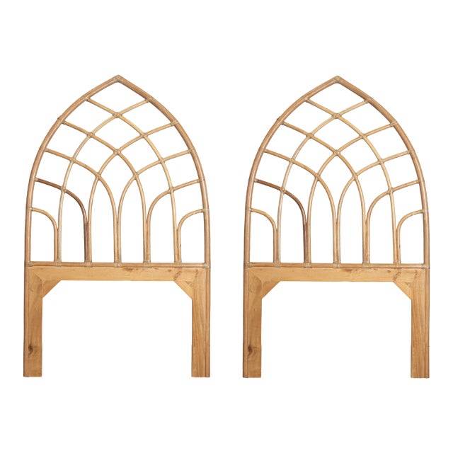 David Francis Cathedral Twin Headboards (Set of 2) For Sale