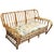 This beautifully restored rare Art Deco stick reed rattan living room with two lounge chairs and a 3-seat sofa. Each seat...