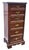 An elegant Chippendale‑style lingerie chest crafted by Bassett Furniture in December 1971, this tall and refined piece...