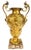 Metal Pair Antique French 19th C Rococo Gilt Bronze Urns Barbedienne Vase on Marble For Sale - Image 7 of 18