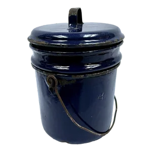 Vintage French Enamel Lunch Pail