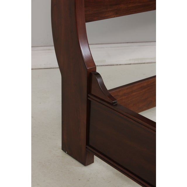 Nichols & Stone by Stickley Cherry Queen Size Sleigh Bed For Sale - Image 12 of 18
