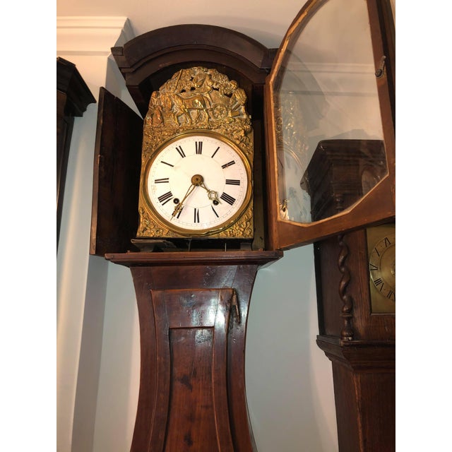 Antique French Morbier Comtoise/Grandfather Clock Chairish