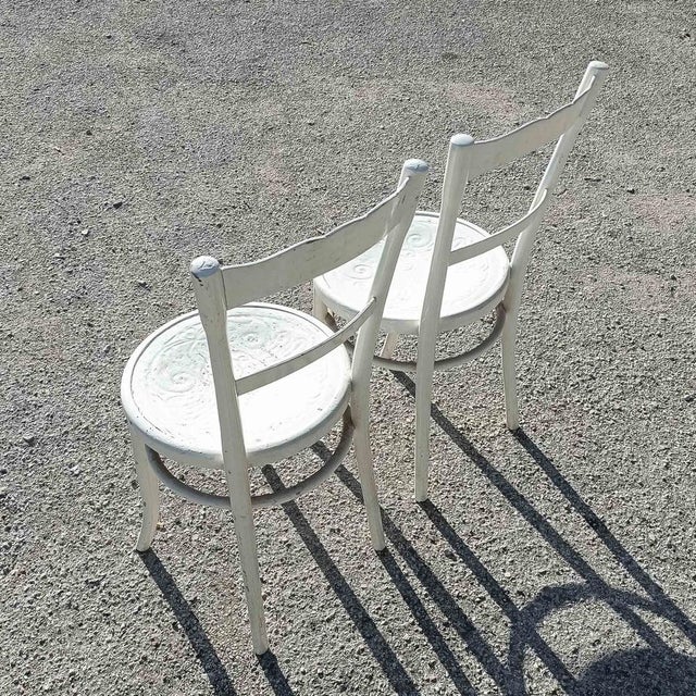 White Chairs, 1930s, Set of 2 For Sale - Image 13 of 18