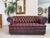 Oxblood Chesterfield Club Sofa For Sale - Image 13 of 13