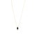 Black VRJewels 3.22 Carat Black Diamond Pear Solitaire Necklace in 14k Yellow Gold For Sale - Image 8 of 17