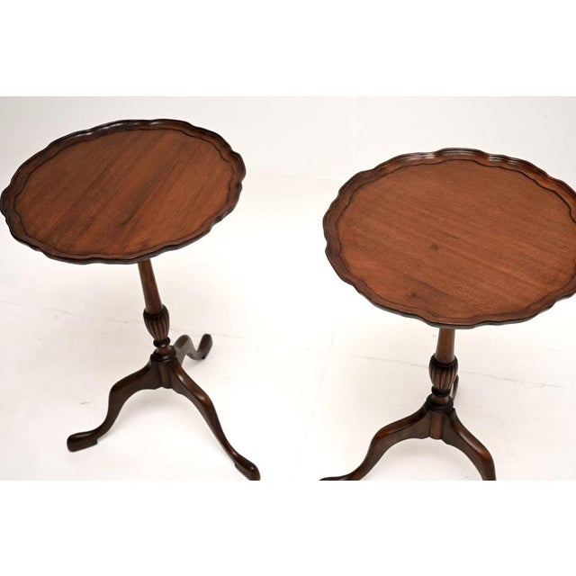 Antique Georgian Wine Tables, 1900s, Set of 2 For Sale - Image 3 of 7