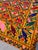 Tangerine Large Tangerine Hand-Knotted Embroidered Bird Throw/Spread For Sale - Image 8 of 8