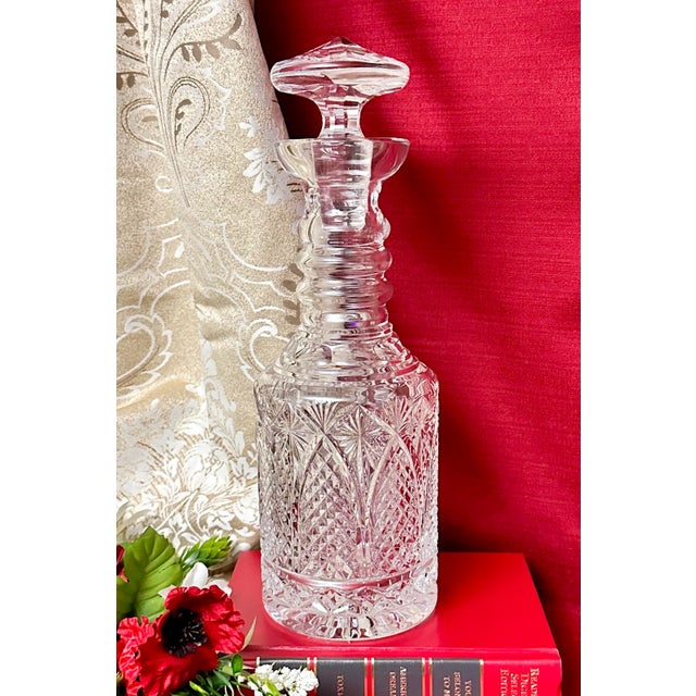 Mid 20th Century Vintage National Museum Collection Waterford Crystal Decanter For Sale - Image 5 of 12