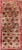 Textile Vintage Tulu Rug With Warm Brown Field and Bold Red Accents 2'8 X 6'5 For Sale - Image 7 of 7